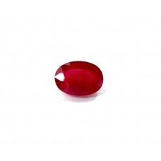 Rubino naturale ovale da 1.29 ct